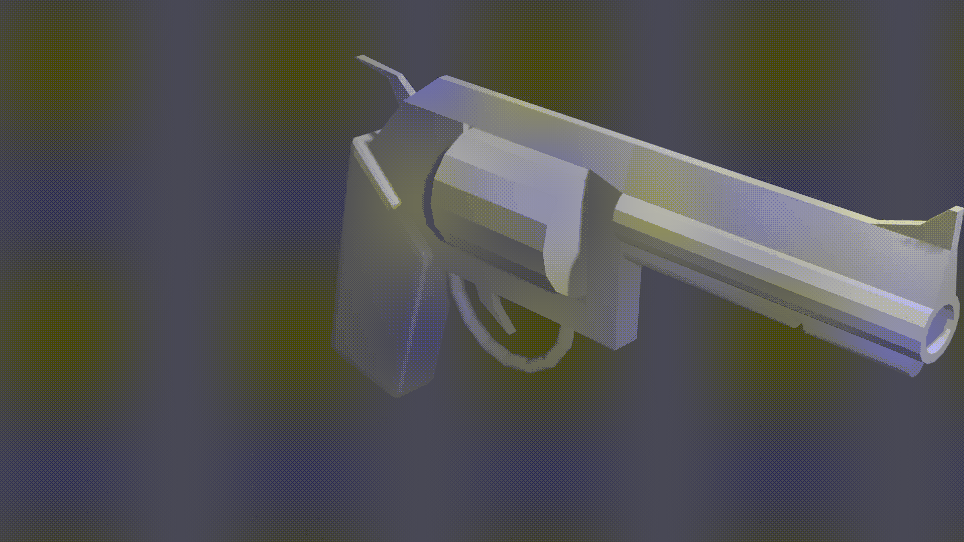 Low Poly Pistol preview image 2
